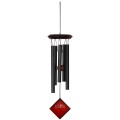 Dzwonek wietrzny Mars - 42 cm - czarny