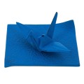 Orizuru żuraw origami podstawka pod kadzidełko iwachu niebieska.jpg