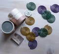 Kadzidełka japońskie HANA NO HANA - róża, lilia, fiołek - spiralne