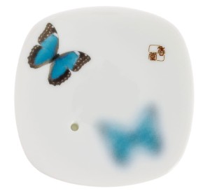 Porcelanowa podstawka na kadzidło Yume No Yume - Motyl