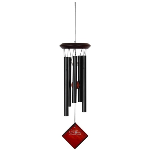 Dzwonek wietrzny Mars - 42 cm - czarny