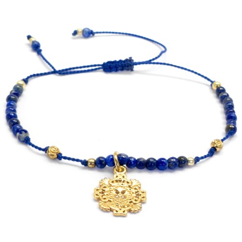 Bransoletka Minimale z lapis lazuli